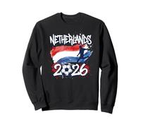 Netherlands NED 26 Peinture pour Fan Motif Drapeau néerlandais Graffiti Art Sweatshirt