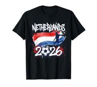 Netherlands NED 26 Peinture pour Fan Motif Drapeau néerlandais Graffiti Art T-Shirt