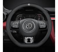 NETHIX Couvre Volant Voiture, pour MG ZS EV 2019-2024 résistant Antidérapant Housse décorative Accessoires Decoration Interieur,B