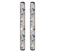 NETILGEN 1 paire de housses lavables pour poignée de porte de réfrigérateur - Motif chien mignon pour garder votre appareil de cuisine propre des taches, des taches de nourriture