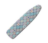 NETILGEN Housses de rechange pour table à repasser - Élastiques - Résistantes aux brûlures - Avec fermetures au bas - Taille XL - Pour dimensions 133-140 x 40-45 cm - Bleu bohème