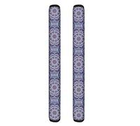 NETILGEN Lot de 2 housses de poignées de porte de réfrigérateur motif mandala Pour protéger les poignées de réfrigérateur, les appareils de cuisine des taches, les taches de nourriture Ajustement