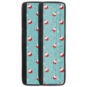 NETILGEN Lot de 2 housses de poignées de porte de réfrigérateur - Motif Père Noël - Pour protéger les poignées de réfrigérateur, les appareils de cuisine des taches - Ajustement universel