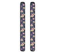 NETILGEN Lot de 2 housses de poignées de porte de réfrigérateur multicolores avec imprimé floral pour garder votre appareil de cuisine propre des taches, des taches et des taches de nourriture