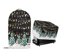 NETILGEN Lot de 2 housses de protection contre la poussière pour petits appareils électroménagers de Noël - Pour mixeur et grille-pain - Résistants à l'huile