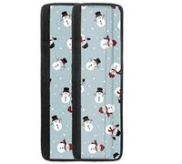 NETILGEN Lot de 2 protections antidérapantes pour poignée de porte de réfrigérateur, motif bonhomme de neige, pour garder votre appareil de cuisine propre des taches