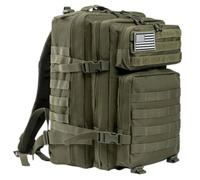 Netiners Sac à Dos Militaire Tactique 45L Grande Capacité - Sac de Survie et Crossfit - Étanche et Polyvalent - Pour Homme et Femme.