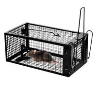 NETONDA 1x Piege a Rat XXL Piège à Rats Cages Attrape Souris piège à Loir Exterieur Rongeur Mulot Rat Trap Professionnel Réutilisable Multi-Catch Cage