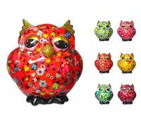netproshop Tirelire chouette en céramique Pomme Pidou au choix Red Beetle