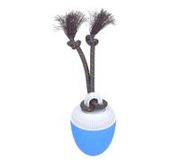 NETRCO Jouet interactif pour chien avec sons d'oiseaux, balle mobile automatique avec corde, jouet intelligent pour chien rechargeable par USB avec modes rapide et lent, batterie 500 mAh, jouet