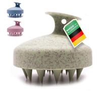 Netrox® Brosse à Cheveux en Silicone pour Shampooing et Massage Cuir Chevelu - Humide & Sec Masseur Tete - Nettoyage en Profondeur et Exfoliation Douce - Stimuler la Croissance des Cheveux (Vert)