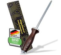 Netrox Fusil à aiguiser professionnel pour couteaux de cuisine, affûtage - | Aiguiseur pour couteaux de cuisine, adapté aux lames variées, conçu pour un aiguisage précis et une utilisation quotidienne
