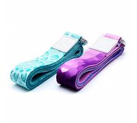 Netrox - Sangle de Yoga Réglable 240 cm avec Barre Pilates et Bandes Élastiques - Kit d’Entraînement Polyvalent pour la Maison et les Voyages - Accessoire Fitness Léger et Compact