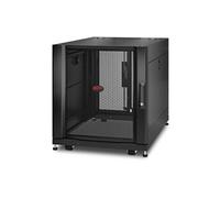 NetShelter SX - Rack armoire - noir - 12U - 19" - Conformité TAA - pour P/N: SMTL1500RM3UC, SMTL1500RMI3UC, SRT2200RMXLAUS, SRTL3KRM1UC, SRTL3KRM1UNC