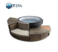 Bain froid NetSpa Ice-ICE 5kW + Mobilier-