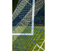 Netsportique Filet de Foot de 2 Couleurs, 4.5 mm (l'unité) - Blanc/Bleu