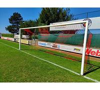 Netsportique Filet de Foot de stades 2 Couleurs (l'unité) - Noir/Rouge