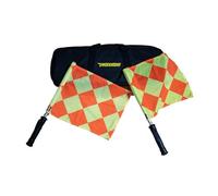 Netsportique Lot de 2 Drapeaux électroniquede Touch - Fanions d’Arbitre Football - Parfait pour Les matchs de Foot Officiels et Les Tournois !