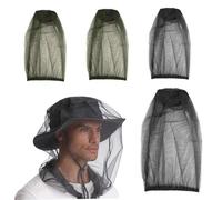 Nett de tête de Midge 4pcs Anti-Bug Moustique Net Filet Fin Filet en Filet Fin