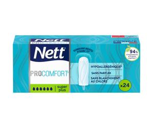 Nett ProComfort Ultra Confortable Tampons Digitaux Super Plus 24 Tampons