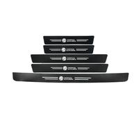 NETTAY 5 Pièces Plinthes pour MG MG3 Full Hybrid 2024 2025, Protecteur de Bord Latéral de Porte en Fiber de Carbone Protecteur de Seuil de Porte de Voiture