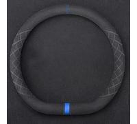 NETTAY Couvre Volant Voiture, pour MG MG3 Full Hybrid 2024 2025 Antidérapant Respirant Protege Volant, Accessoires Auto Decoration Interieur,B-D38CM