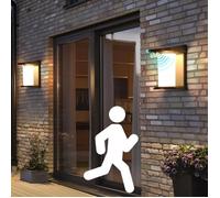 Nettlife Lampes solaires d'extérieur avec détecteur de mouvement - 2 appliques solaires d'extérieur, lampes solaires pour le jardin