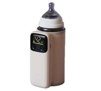 Nettoppo 1 Ensemble Veste Chauffante pour Biberon 6 Niveaux de Réglage Affichage de la Température Chauffe-Biberon Portable Chauffe-Biberon Veilleuse Éclairage B