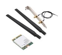 Nettoppo 1730 Mbit/s pour Dual Band sans fil AC 9560 Desktop Kit Bluetooth 5.0 802.11Ac M.2 CNVI 9560NGW WiFi Carte avec antenne