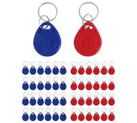 Nettoppo 50 PièCes 125 Khz Carte D'Identité de Proximité RFID Porte-CléS Clé de Contrôle D'AccèS pour SystèMe de Contrôle D'AccèS D'EntréE de Porte TK4100