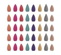 Nettoppo 50 Pièces Encens À Cône de À Contre-Courant Naturel Tour de de Pagode D'Intérieur Encens de Bois D'Agar de Bois de Parfumé