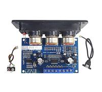 Nettoppo Carte amplificateur numérique 2.1 canaux 2 x 25 W + 50 W BT5.0 Subwoofer D-Amplificateur DC 12-20 V avec câble AUX + câble USB