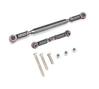 Nettoppo Lien Direction en MéTal Servo Link Crochet Biellette pour MN D90 D99 MN-90-45 1/12 Rail de Voiture TéLéCommandé, Gris