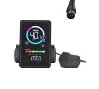 Nettoppo M7C-2 Compteur D'Affichage LCD pour Vélo Électrique 24 V 36 V 48 V 60 V E Scooter Panneau LCD avec USB UART pour Vélo Électrique de Montagne 6 Broches Accessoires de Remplacement