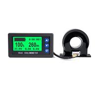 Nettoppo Moniteur de batterie Hall Coulomb Meter DC 8-100 V 100 A Lifepo4 plomb acide Li-ion lithium capacité indicateur de puissance