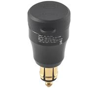 Nettoppo Moto Chargeur éTanche avec Port USB Type-C 12V / 24V Adaptateur Secteur Qc3.0 Din Prise de Courant pour Noir