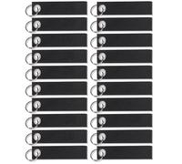 Nettoppo Porte-Clés en Feutre, 20 Porte-Clés en Feutre avec Anneau en Acier Inoxydable, Porte-Clés Personnalisé, Décoration DIY, Porte-Clés