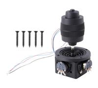 Nettoppo Potentiomètre de Joystick D400B-M2 5K à 4 Axes, Joystick à Bascule, Résistance Dimensionnelle 5k, Scellé avec Interrupteur à Bouton