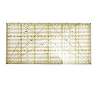Nettoppo Règle de Coupe Règle de Couette en Tissu Patchwork Polyvalente Règle Artisanale de Coupe de Dessin de de Vêtement DIY Ensemble de Tapis de Couture 30 X 15 Cm