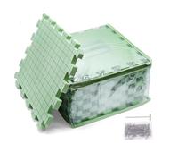 Nettoppo Tapis de Blocage en Mousse Kit D'Extension de Tricot Planches de Blocage Épaisses et Précises avec Épingles en T Accessoires de Pièces de Tricot et de Crochet DIY