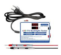 Nettoppo Testeur LED, sortie 0-300 V, testeur de rétroéclairage LED, multifonction, bande LED, perles, barre lumineuse, outil de test de lampe, prise européenne