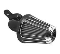 Nettoyable & réutilisable Filtre d'admission d'air pour moto, compatible avec Harley Sportster XL 883 Touring Road King Electra Street Glide Softail Fat Bob Dyna(Air Cleaner C)