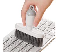 Nettoyage de l'ordinateur portable Efficacité d'aspiration avec notre brosse de nettoyage des fentes avec une élimination ergonomique précise de la saleté, tandis que les poils plus grands attaquent