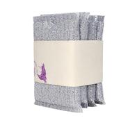 Nettoyage De Nettoyage De Fil - 4pcs Éponges Non Scratchs, Chiffons De Cuisine Absorbants Réutilisables, Épurateur À Vaisselle Durable | Tiffage en Fil Durable pour Poêle À Casserole Restaur
