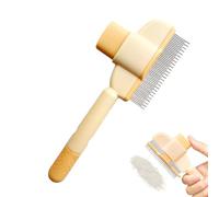 Nettoyage De Peigne Pour Chiens, Chats D'intérieur - Peigne Pour Enlever Les Poils Des Chats Avec Bouton De Libération - Chiens Pour Chiens Et Chats Pour Que Les Animaux Tombent, Nettoyant La Brosse P