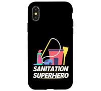 Nettoyage de Super-héros d'assainissement Coque pour iPhone X/XS