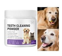 Nettoyage Dentaire pour Chien - Nettoyant Gencives et Émail 100g Naturel - Soin Dentaire Poudre pour Chat et Chiot,Pour La Santé Animale, Chiot Et Chat, Usage Quotidien, Maison, Voyage, Salle