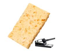 Nettoyage du fer à repasser éponge - Chiffon éponge résistant à la chaleur pour le nettoyage de la pointe de soudure | Mousse jaune pour station de soudage, entretien de la pointe, assemblage