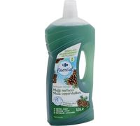 Nettoyage efficace et fraîcheur pin au quotidien - CARREFOUR ESSENTIAL nettoyant ménager multi-surfaces, format familial 1,5 L - Lot de 4