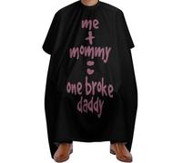 nettoyage facile Cape de Barbier, Maman et moi avons brisé papa, Capes de Coiffeur Portable Cape de Coupe pour Adultes Couper Salon